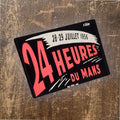 24 Heures Du Man Racing Poster, Metal Advertising Wall Sign Four Sizes