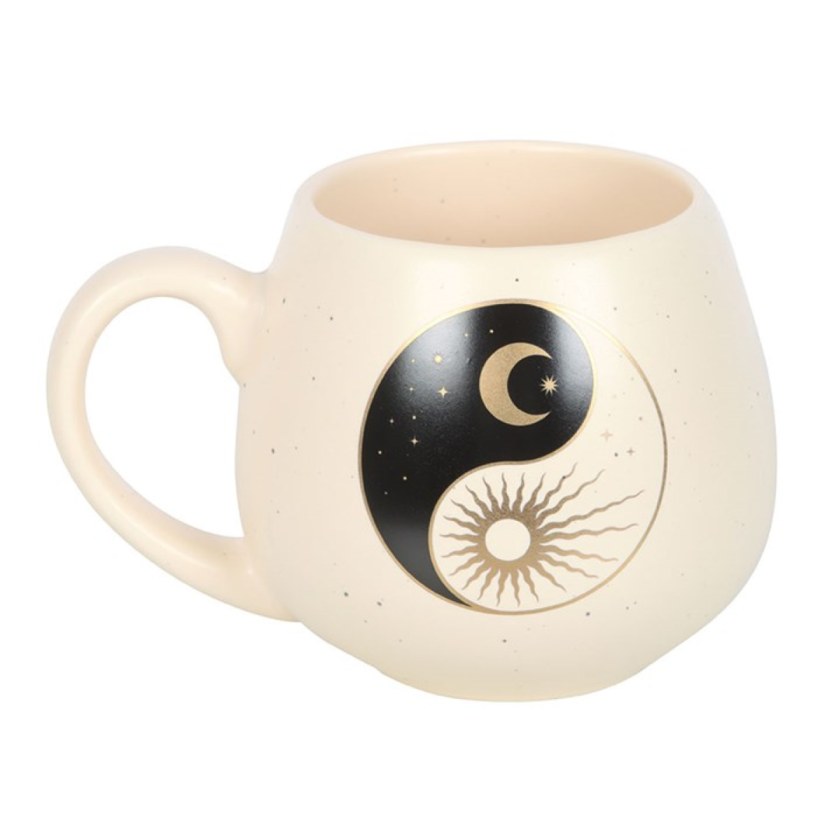 Lovely Yin Yang Ceramic Rounded Mug