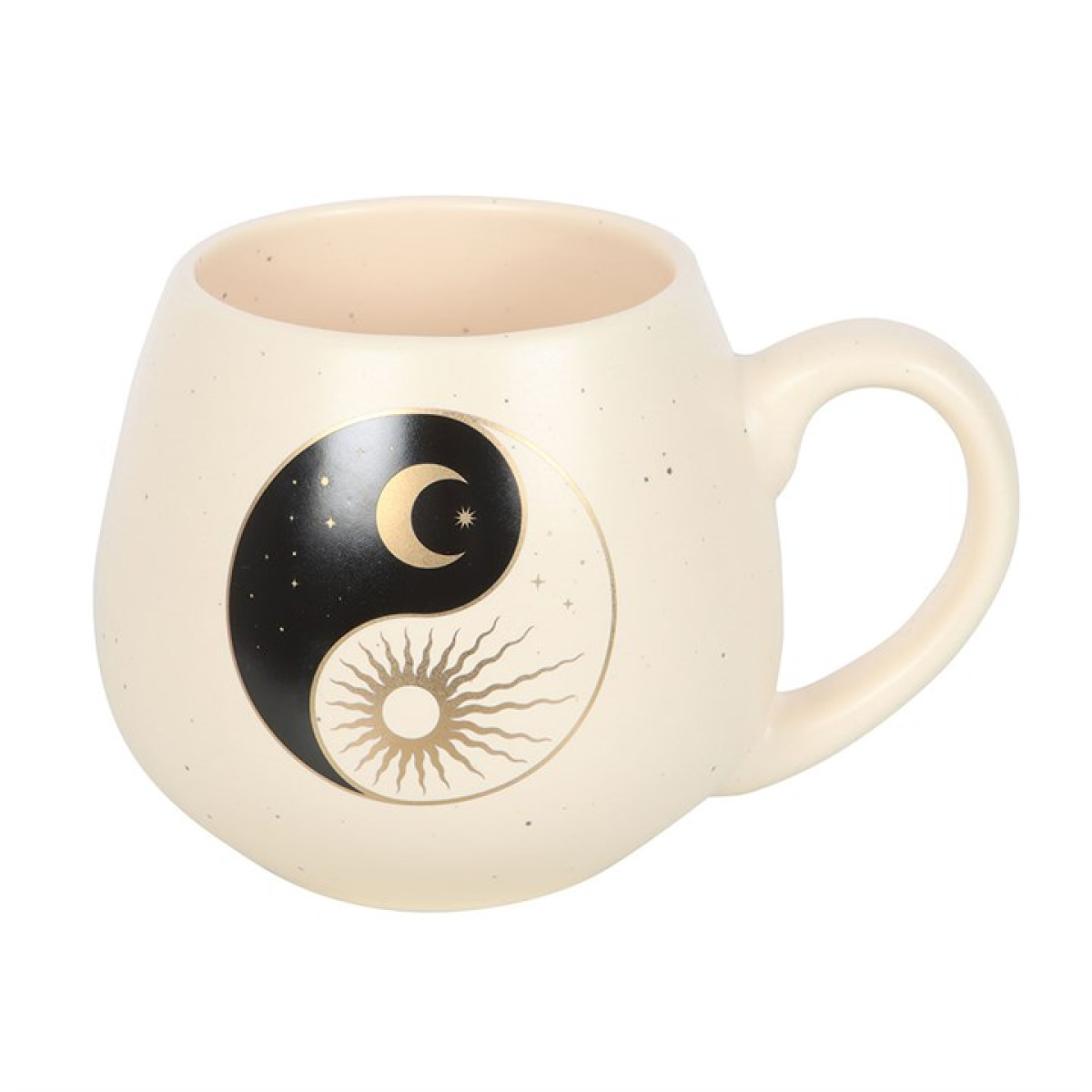 Lovely Yin Yang Ceramic Rounded Mug