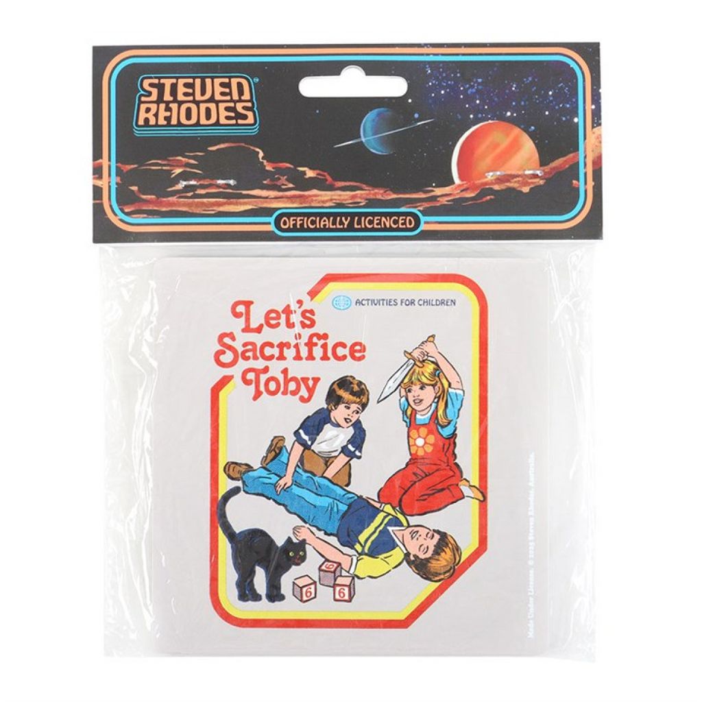 Let's Sacrifice Toby Coaster by Steven Rhodes