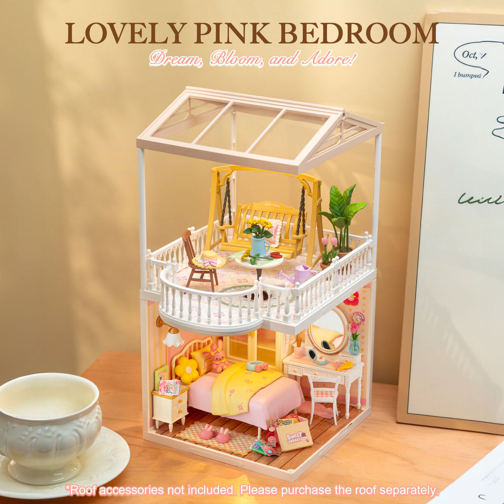 Rolife Super Creators Miniature House DIY Kit, 3D Wooden Puzzle With LED Lights, Great Gift For Adults & Teenagers