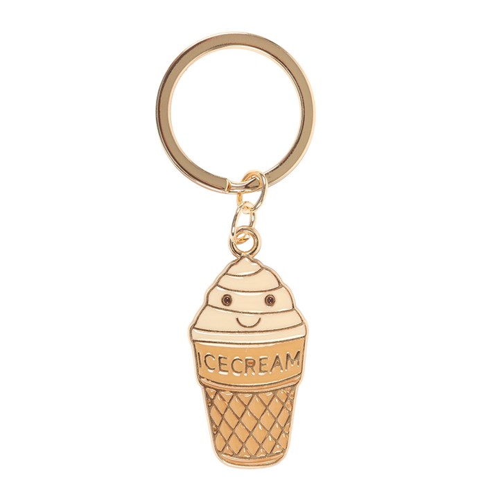 Ice Cream Cone Keyring, Collectable