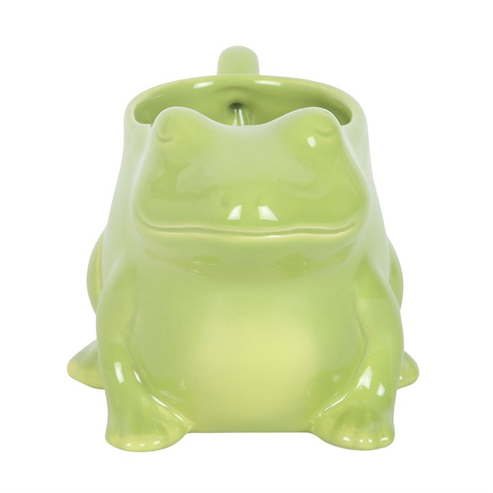 Luna Frog Shaped Mug and Lily Pad Saucer