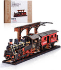 Rolife Steam Journey 3D Wooden Puzzle - 191-piece Classic Steam Train Model