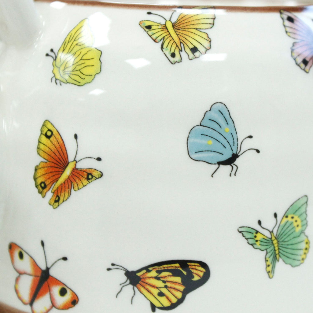 lovely Herbal Teapot Set - Butterflies gift boxed