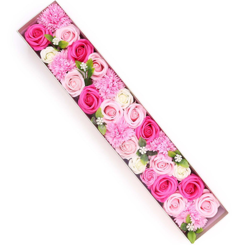 Extra Long Box - Baby Blessings - Pinks Soap Flowers