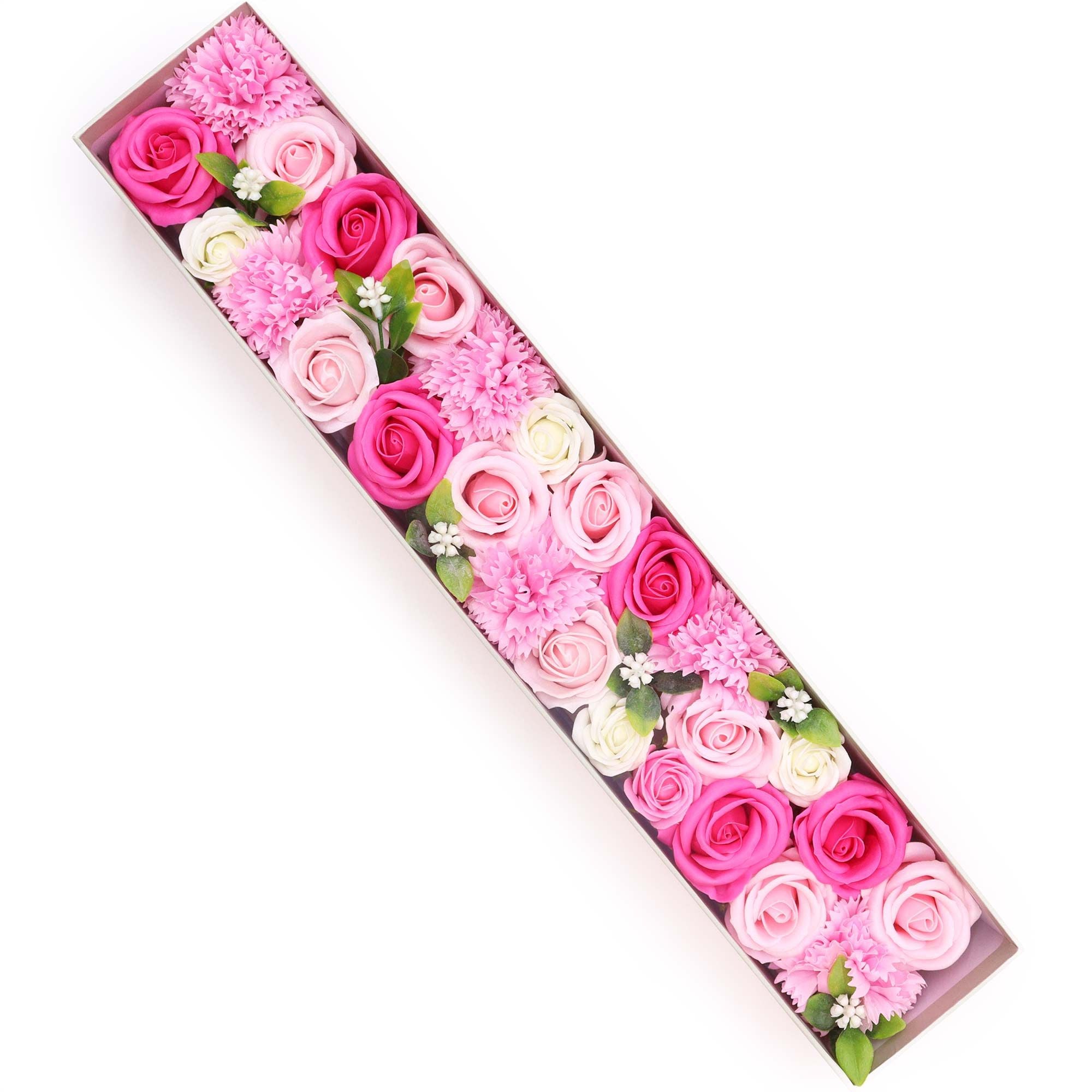 Extra Long Box - Baby Blessings - Pinks Soap Flowers