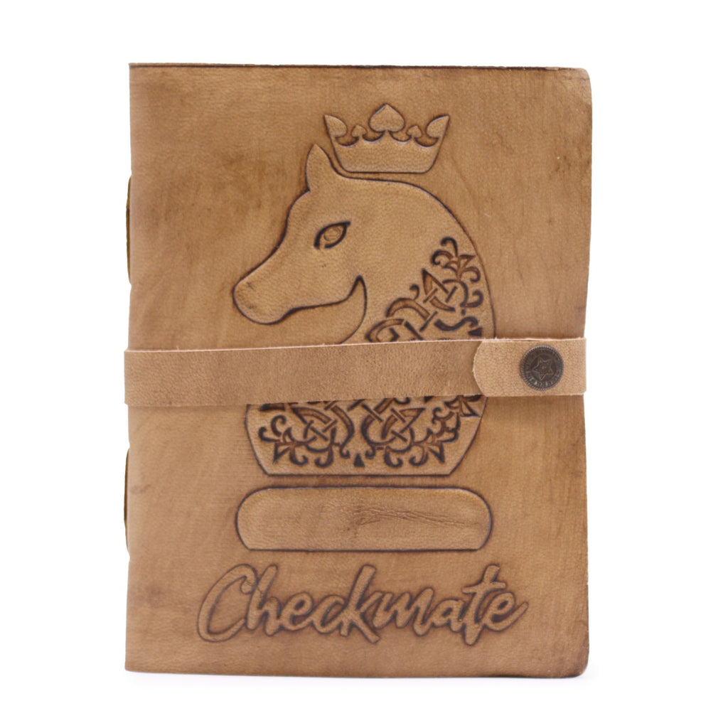 Checkmate Book - Light Tan - 200 pages deckle-edged - 20x15cm