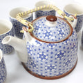 Lovely Herbal Teapot Set - Blue Star gift boxed