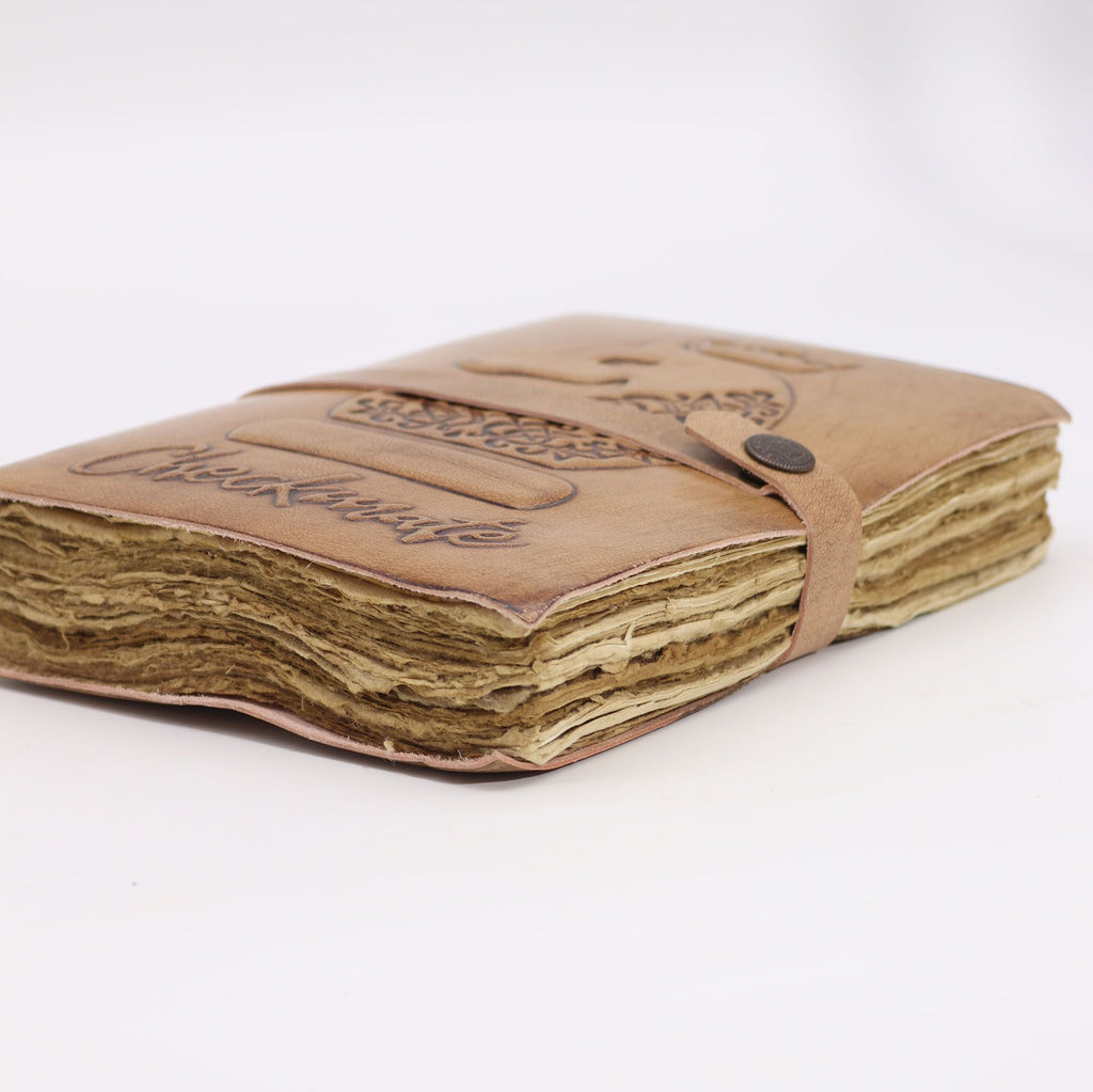 Checkmate Book - Light Tan - 200 pages deckle-edged - 20x15cm