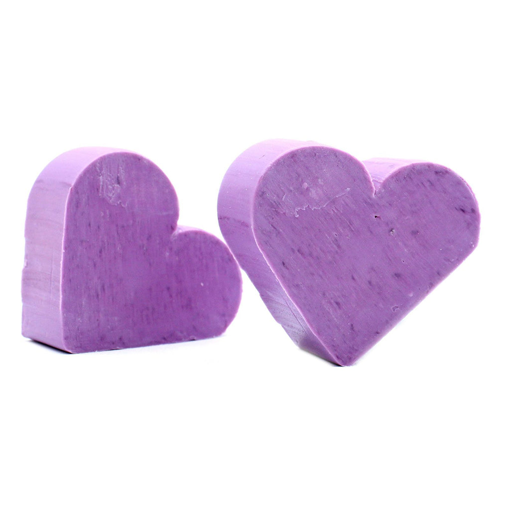 Pack of ten Heart Guest Soaps - Lavender