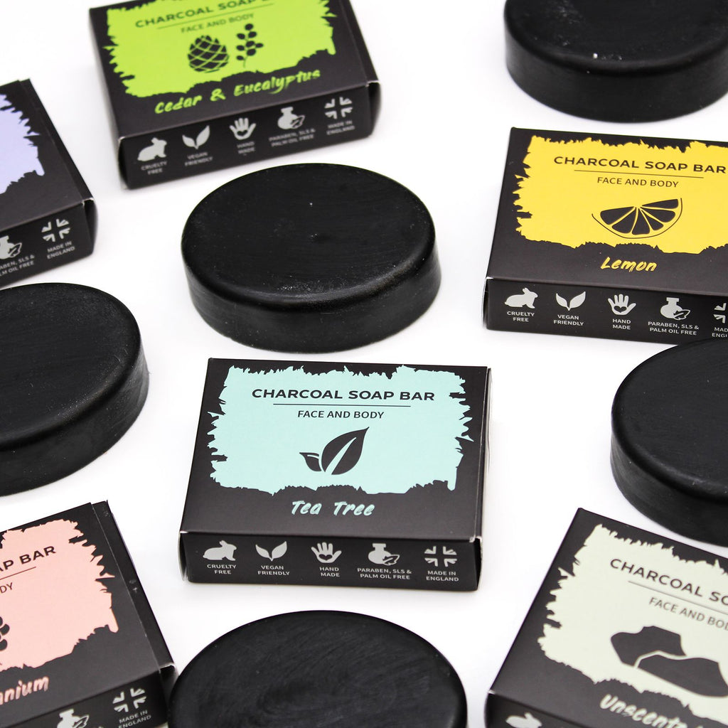 Charcoal Bar Soap 85g - Lemon
