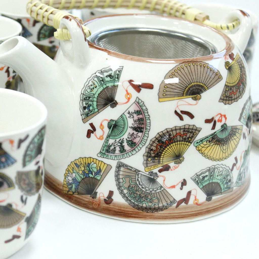 lovely Herbal Teapot Set - China Fans