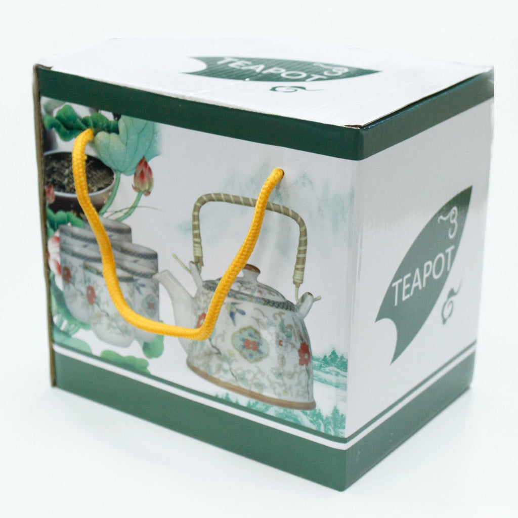 Lovely Herbal Teapot Set - Blue Star gift boxed