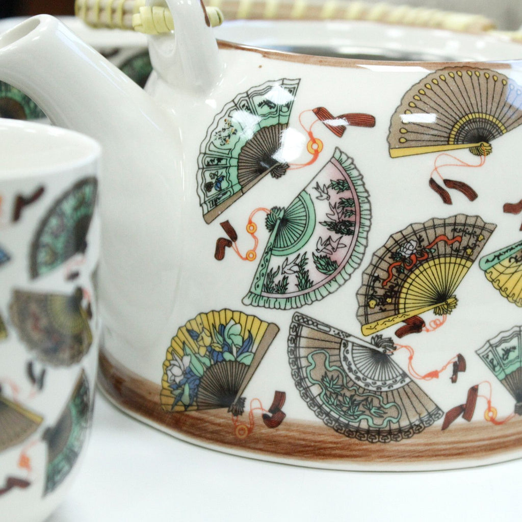 lovely Herbal Teapot Set - China Fans
