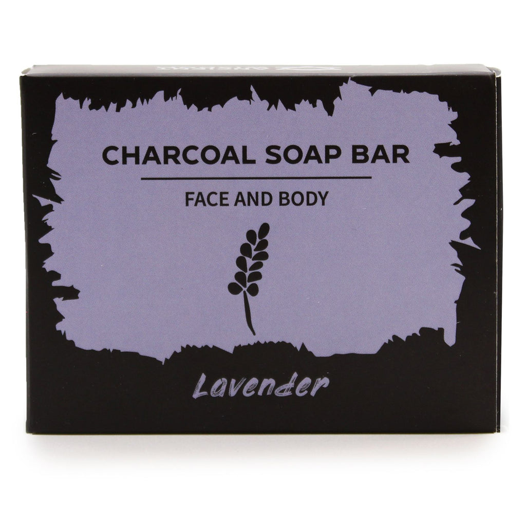 Charcoal Bar Soap 85g - Lavender