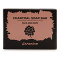 Charcoal Bar Soap 85g - Geranium