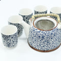 Herbal Teapot Set - Blue Pattern Gift Boxed