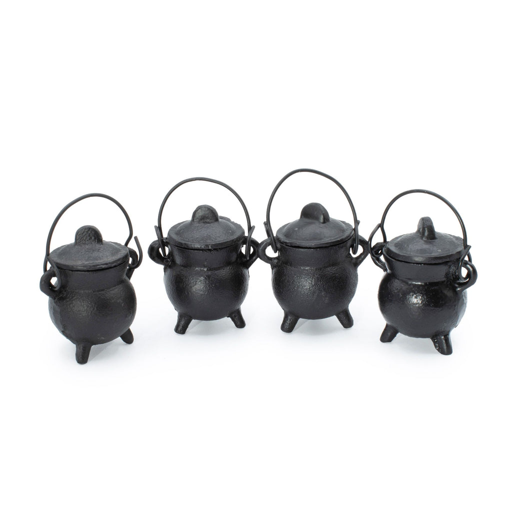 Decorative Extra Small Cast Iron Cauldrons  5x7cm