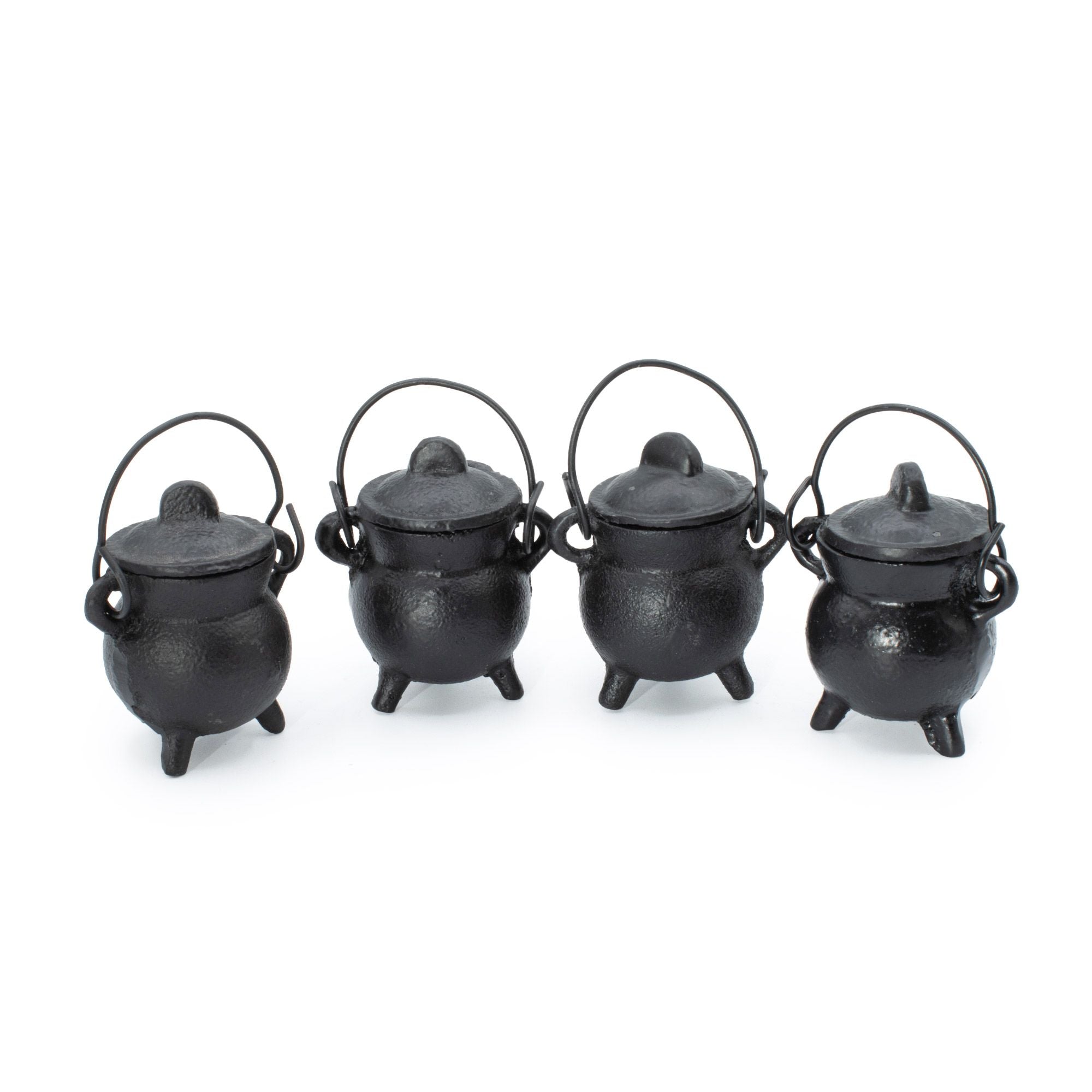 Decorative Extra Small Cast Iron Cauldrons  5x7cm