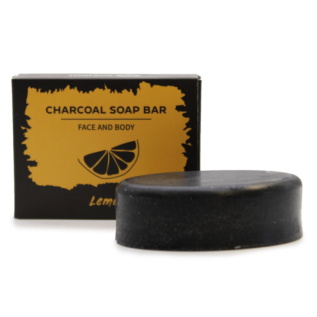 Charcoal Bar Soap 85g - Lemon