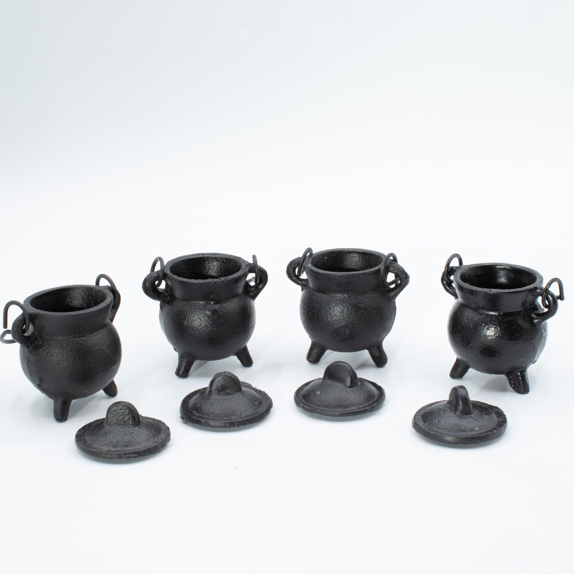 Decorative Extra Small Cast Iron Cauldrons  5x7cm