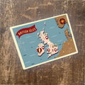 British Isles Map UK- Metal Advertising Wall Sign Four Sizes