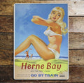 Herne Bay Go By Train- Metal Advertising Wall Sign Four Sizes
