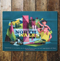 North Wales British Railways, Metal Advertising Wall Sign Four Sizes