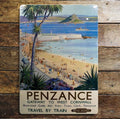 Penzance British Railways, Metal Advertising Wall Sign Four Sizes