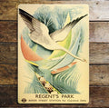 Regents Park Baker Street Station, Metal Advertising Wall Sign Four Sizes