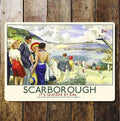 Scarborough British Railways, Metal Advertising Wall Sign Four Sizes