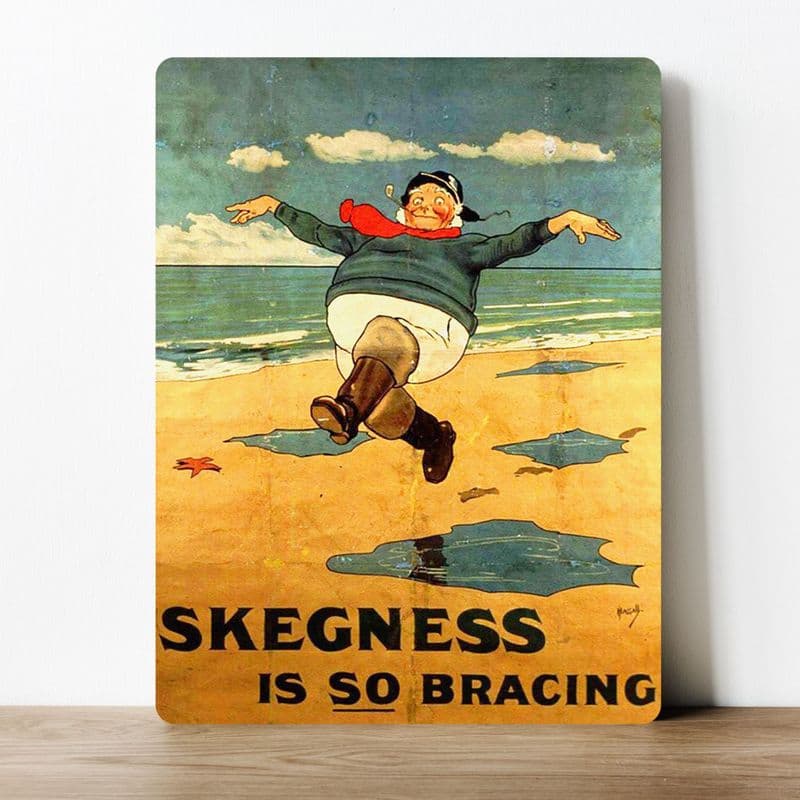 Skegness British Railways Southern Region, Metal Advertising Wall Sign Four Sizes